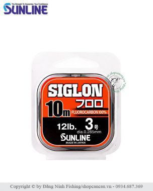 Dây FluoroCarbon Sunline Siglon  FC - cuộn 10m - Made in Japan