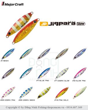 Mồi Jig Major Craft JigPara Slow | Slow Jig Chao Rơi Độc Đáo, Dễ Kích Cá Ăn Nhát