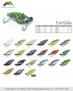 Mồi Lure Strike Pro Farfalla | Vibe Cicada Nhỏ Gọn, Rung Mạnh, Đánh Sâu Tốt