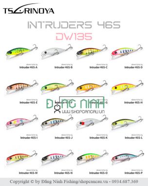 Mồi lure Tsurinoya Intruders DW135 46S