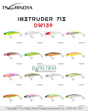 Mồi lure Tsurinoya Intruders DW139 71S