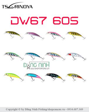 Mồi lure Tsurinoya DW67 60S