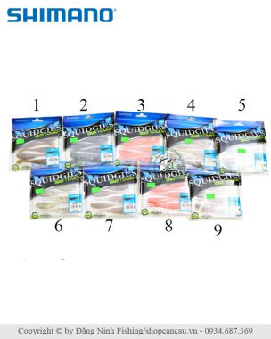 Mồi mềm Shimano Squidgies BioTouch - 10cm - 6gr - Made in Japan