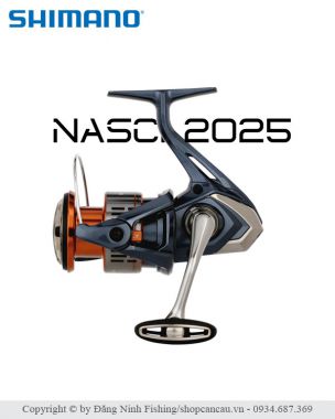 Máy câu Shimano Nasci - 2025 | Mượt, Bền, Đáng Tiền Với Công Nghệ Shimano Cao Cấp
