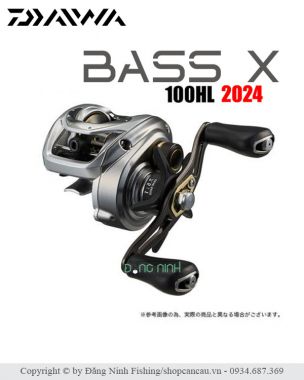 Máy câu ngang Daiwa Bass X - 2024