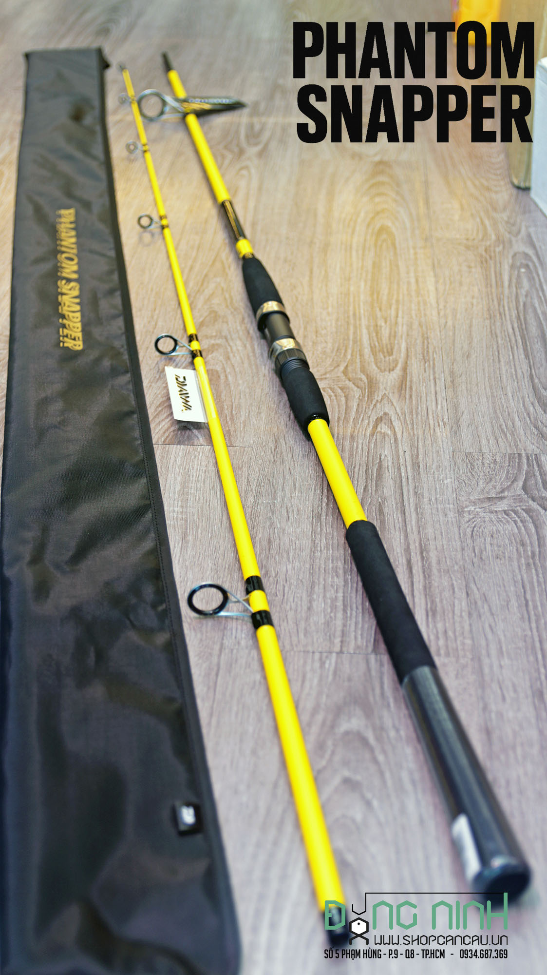 Cần máy đứng Daiwa Phantom Snapper