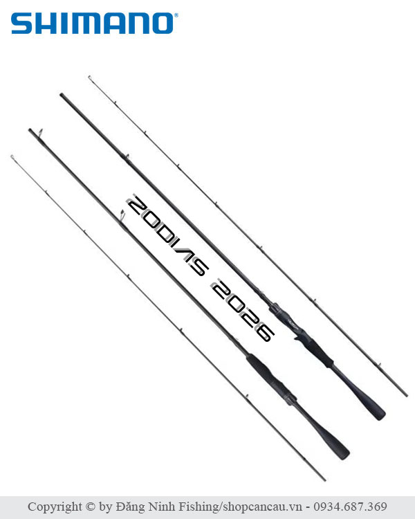 Cần lure Shimano Zodias - 2026 | Cần Lure Cao Cấp, Nhạy Tay, Đa Dụng Cho Cần Thủ Lure