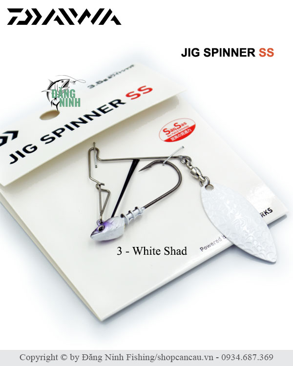Mồi lure Daiwa Jig Spinner SS 3,5 gram