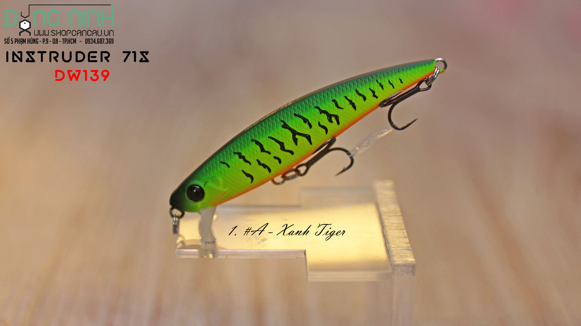 Mồi lure Tsurinoya Intruders DW139 71S