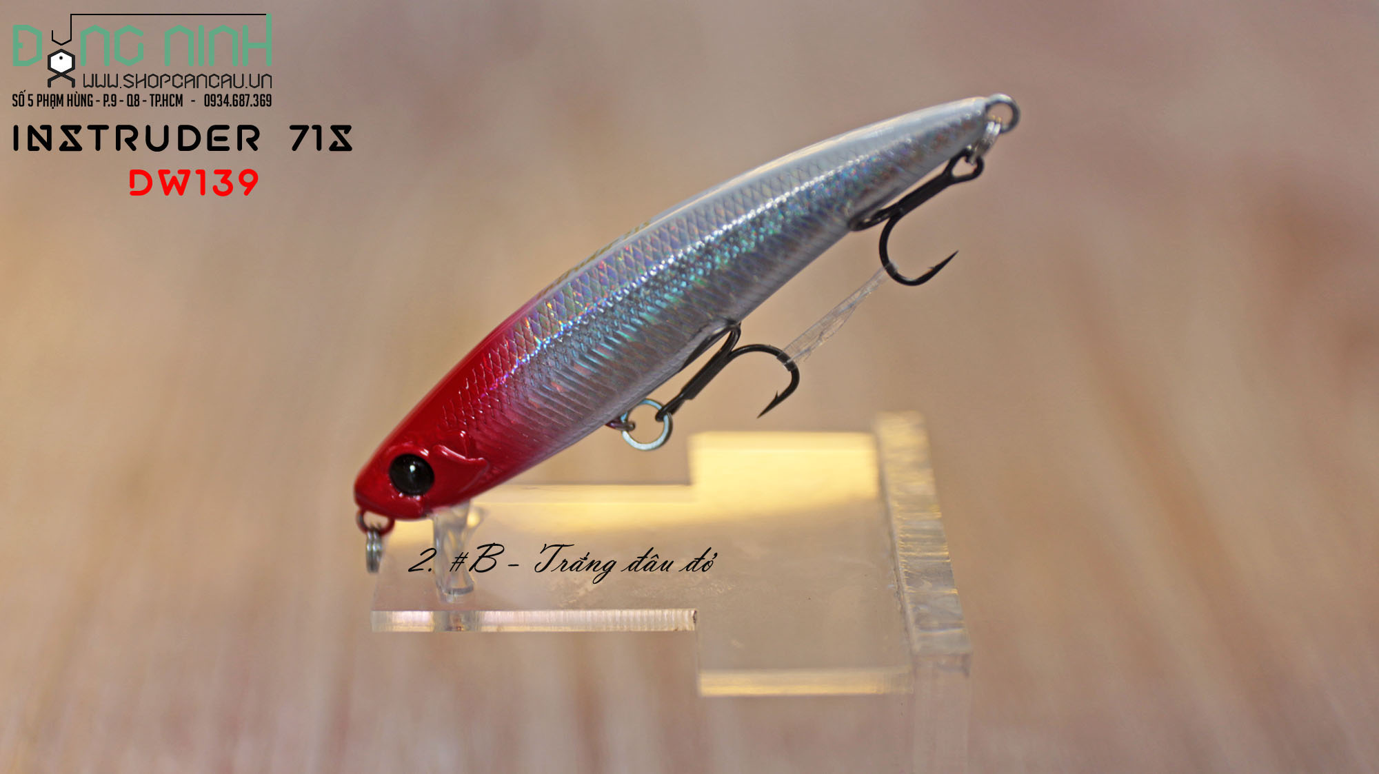 Mồi lure Tsurinoya Intruders DW139 71S