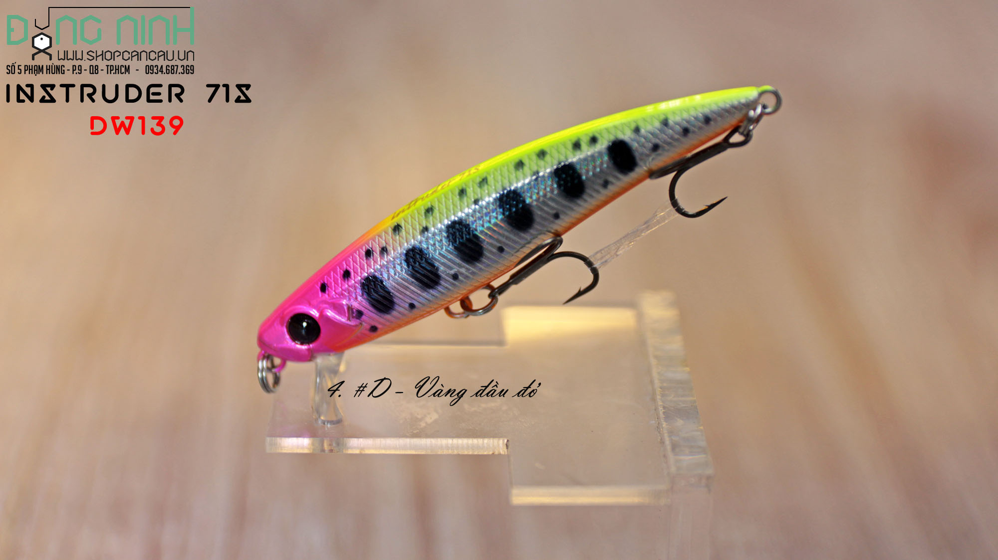 Mồi lure Tsurinoya Intruders DW139 71S