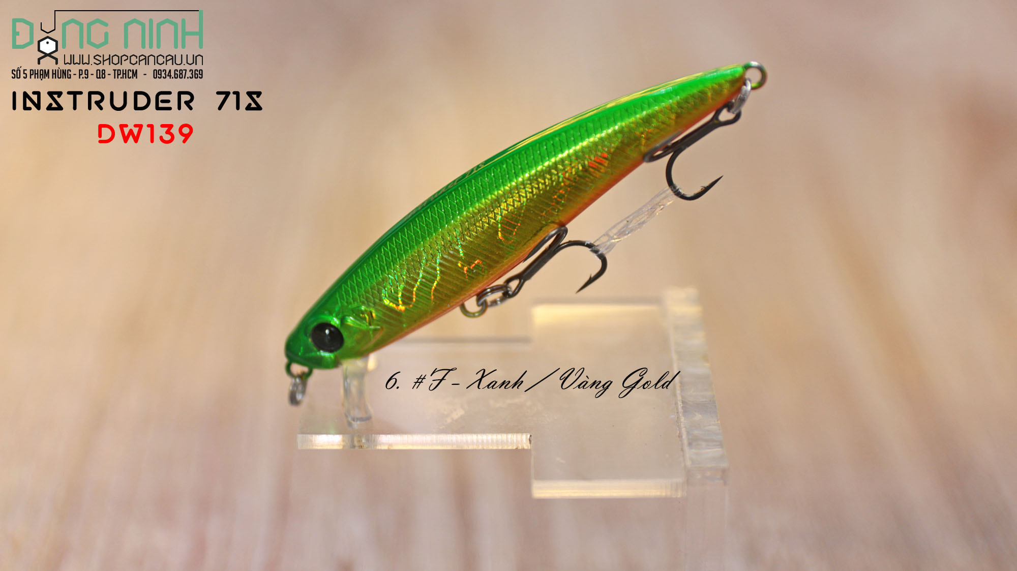 Mồi lure Tsurinoya Intruders DW139 71S