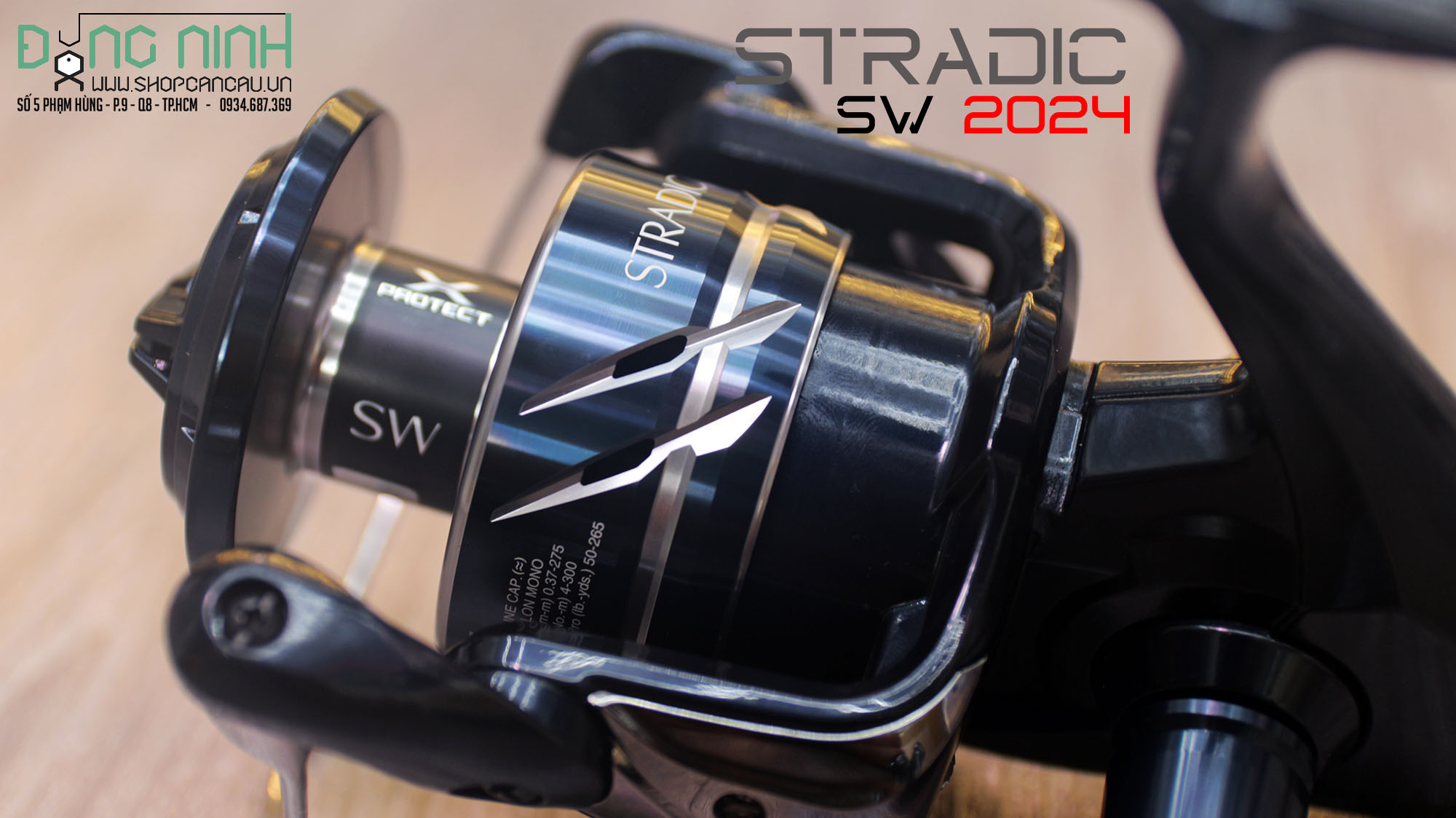 Máy câu Shimano Stradic SW - 2024