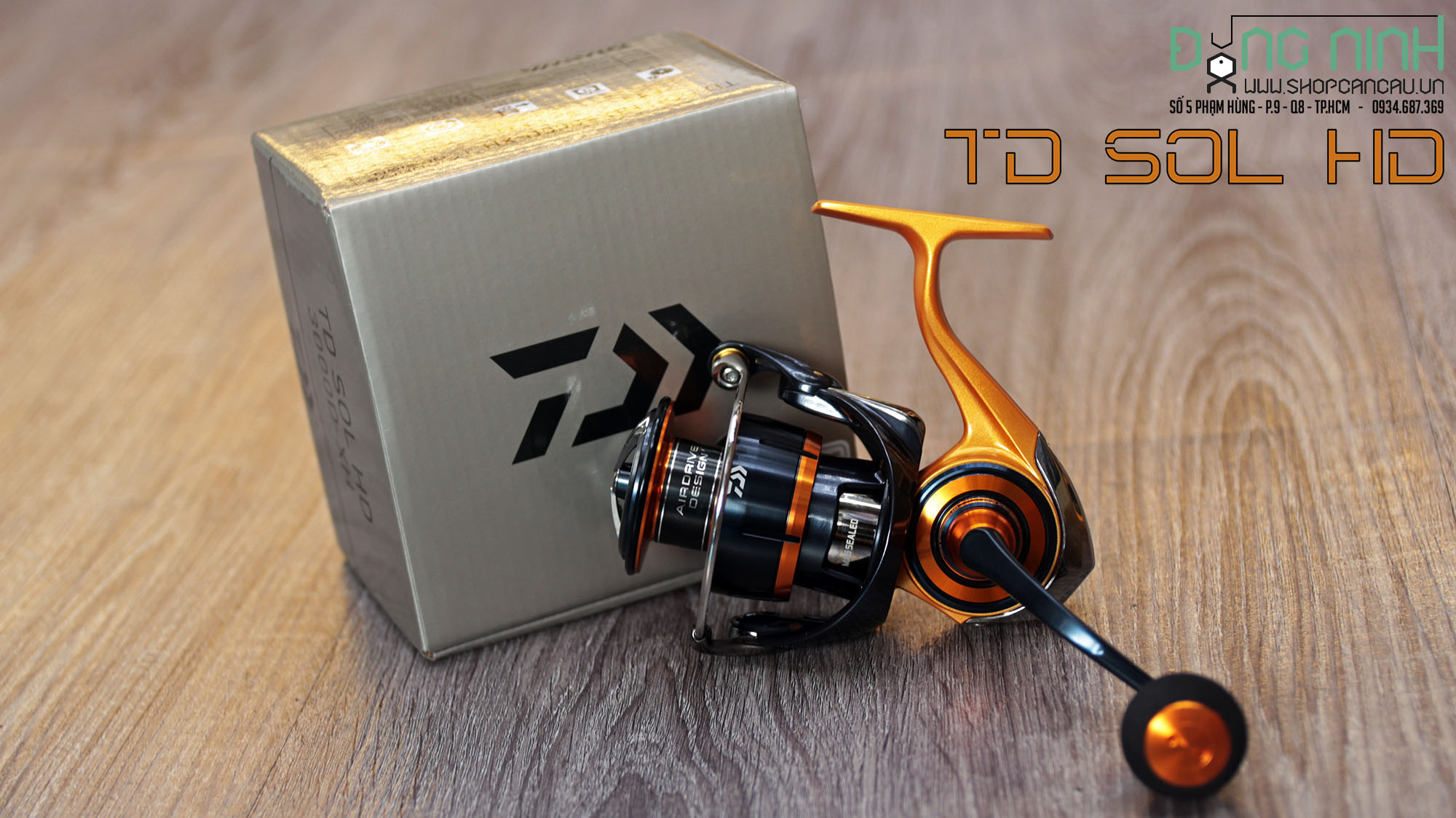 Máy câu Daiwa TD SOL HD - 2023