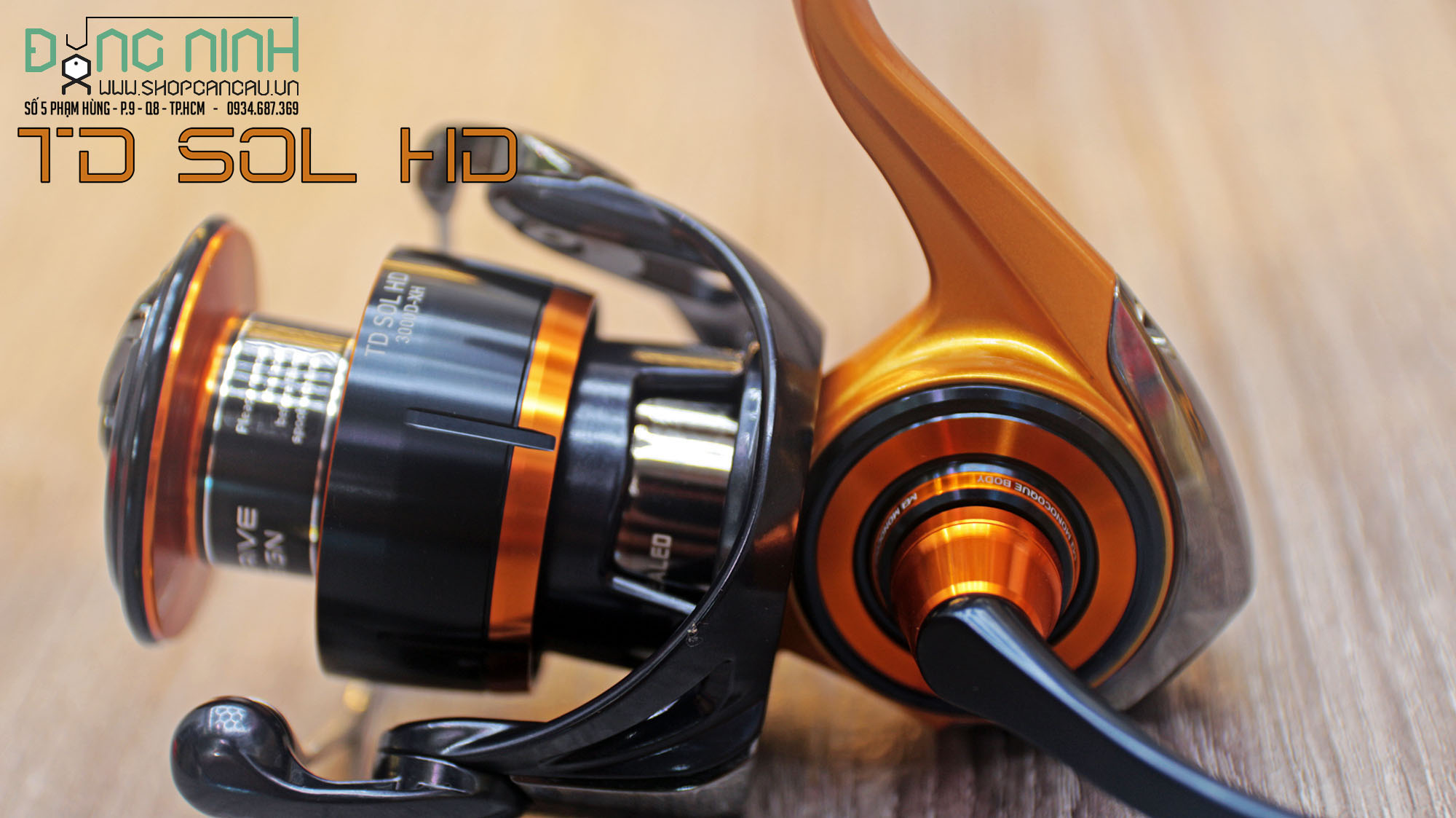 Máy câu Daiwa TD SOL HD - 2023