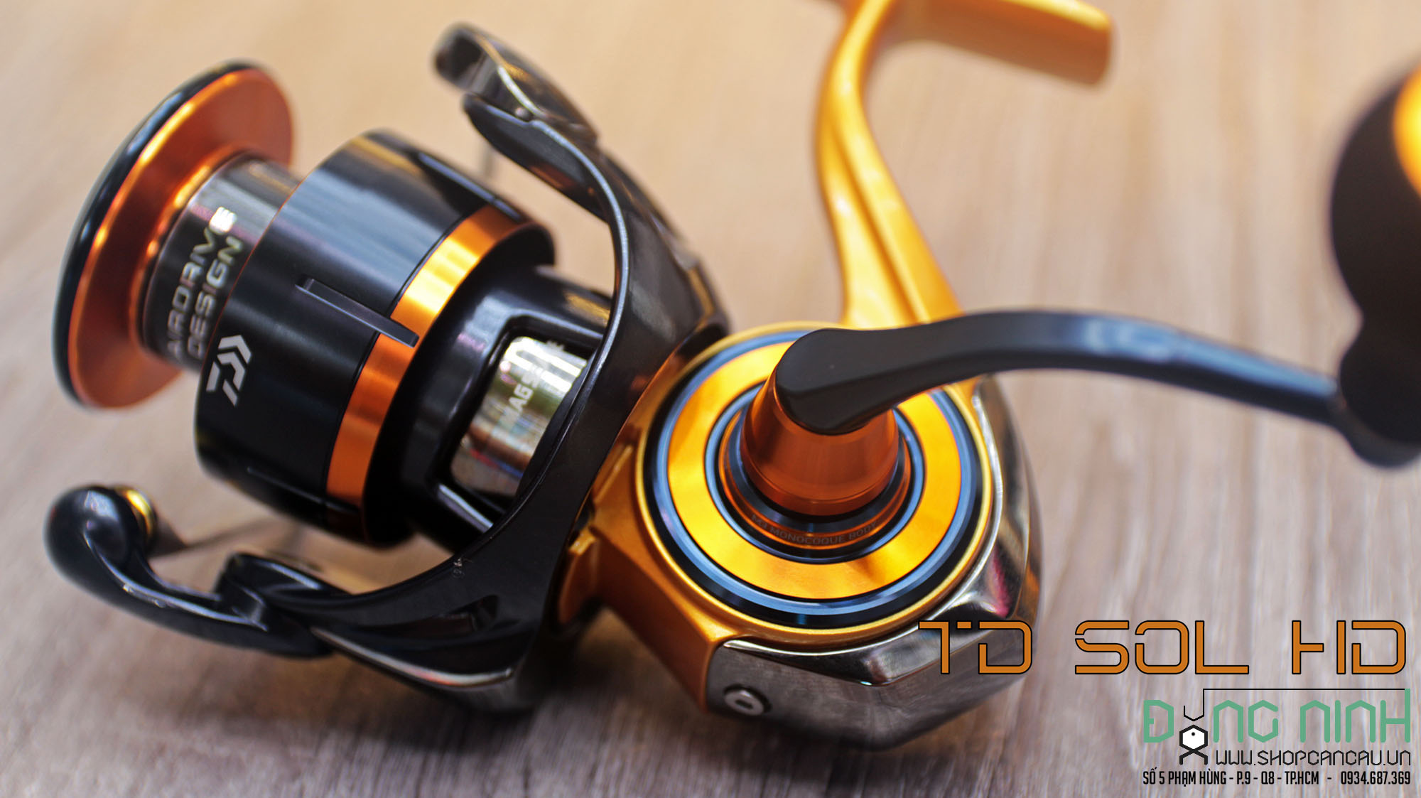 Máy câu Daiwa TD SOL HD - 2023