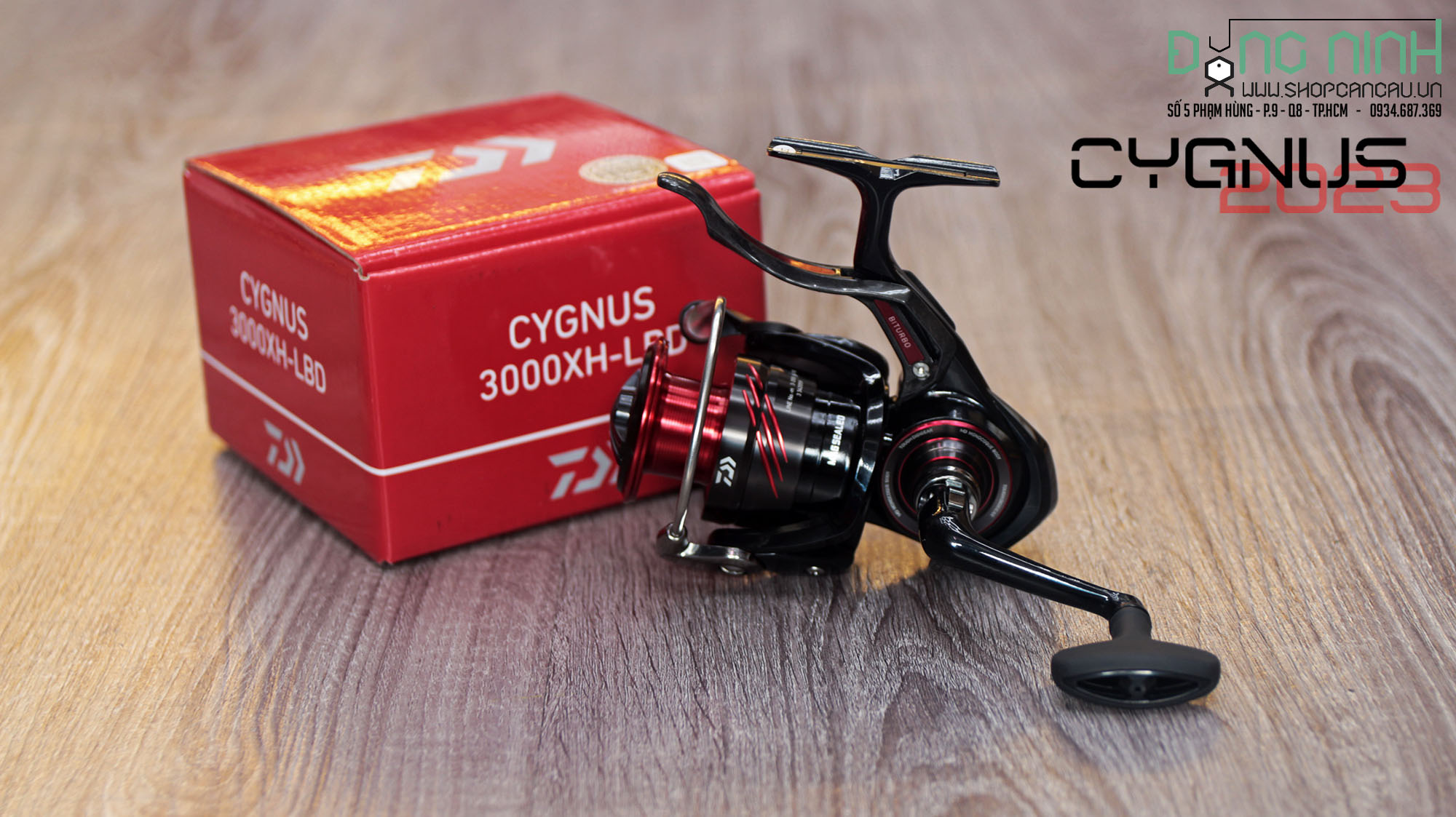 Máy câu iso Daiwa Cygnus - 2023