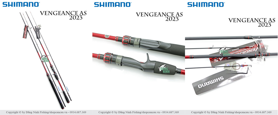 Cần lure Shimano Vengeance AS 2023