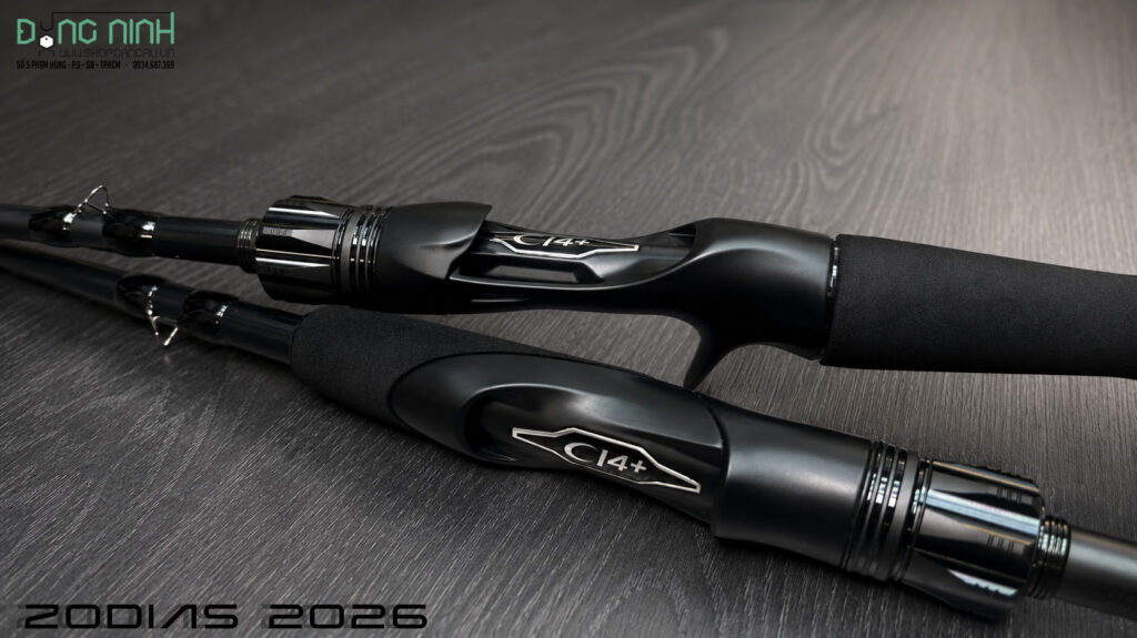 Cần lure Shimano Zodias 2026 máy đứng