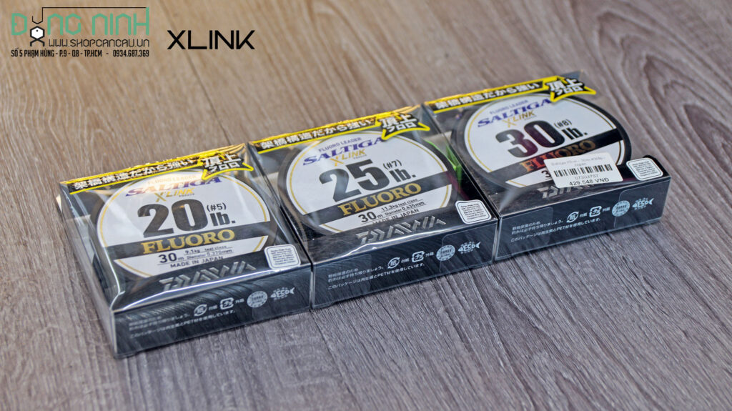 Dây Leader FluoroCarbon Daiwa Saltiga XLink 30m