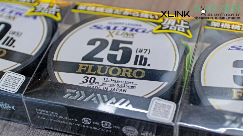 Daiwa Saltiga XLink leader trong suốt
