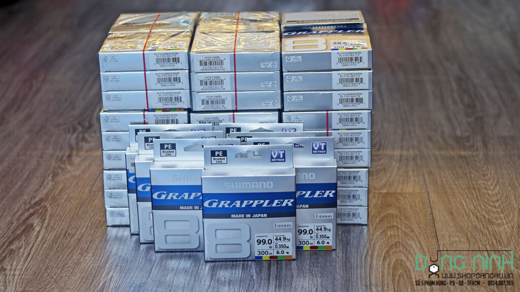 Dây PE Shimano Grappler X8 chính hãng tại Đăng Ninh Fishing