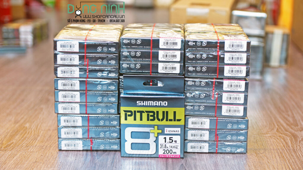 Shimano Pitbull X8 Made in Japan cuộn 200m