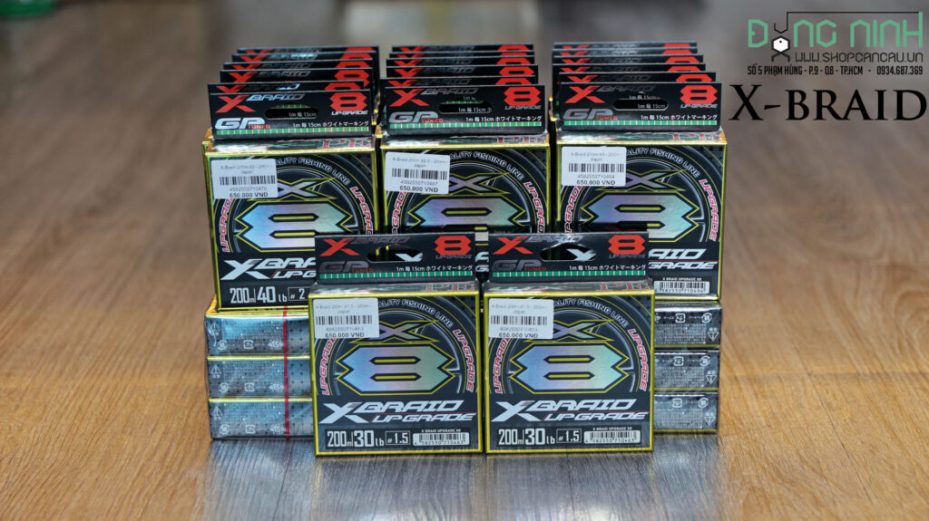 YGK X-Braid Upgrade bện X8 Made in Japan