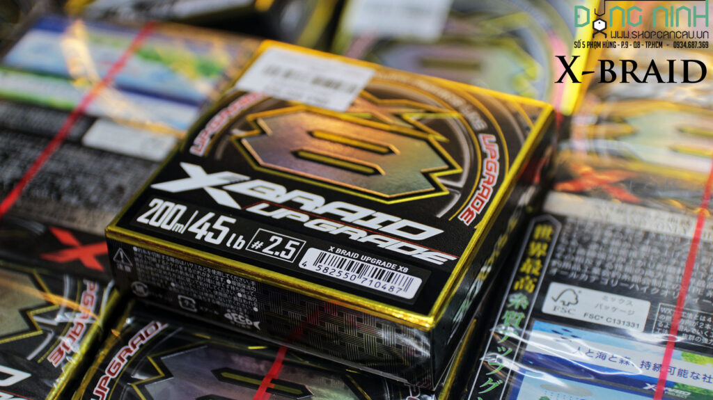 Dây PE X-Braid Upgrade câu lure cá lóc