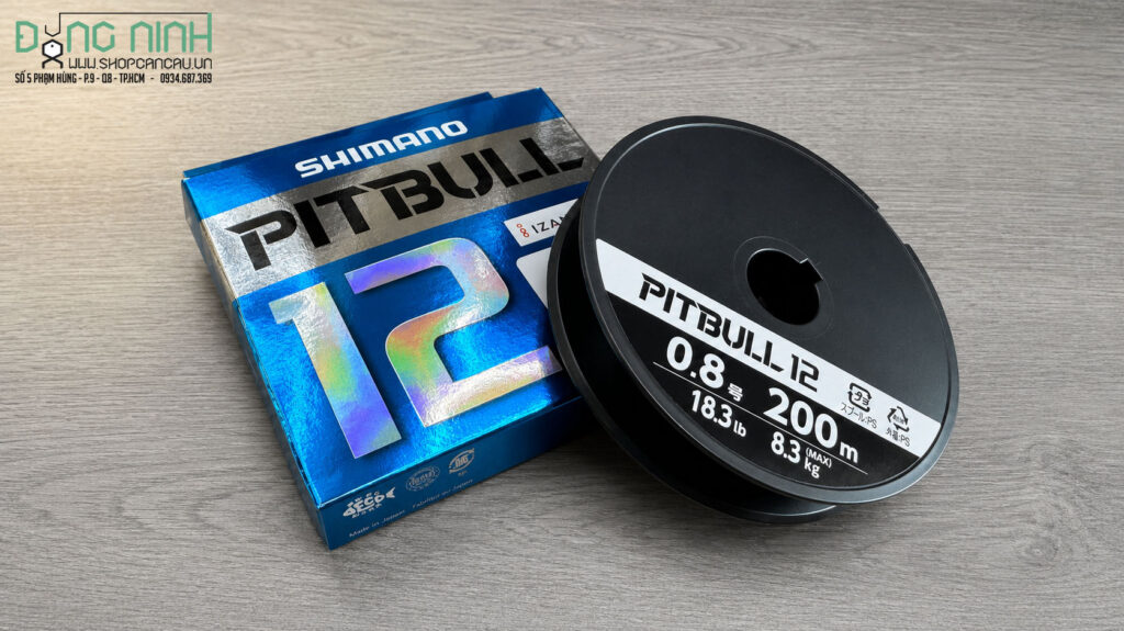 Dây PE Shimano Pitbull X12 câu lure cá lóc