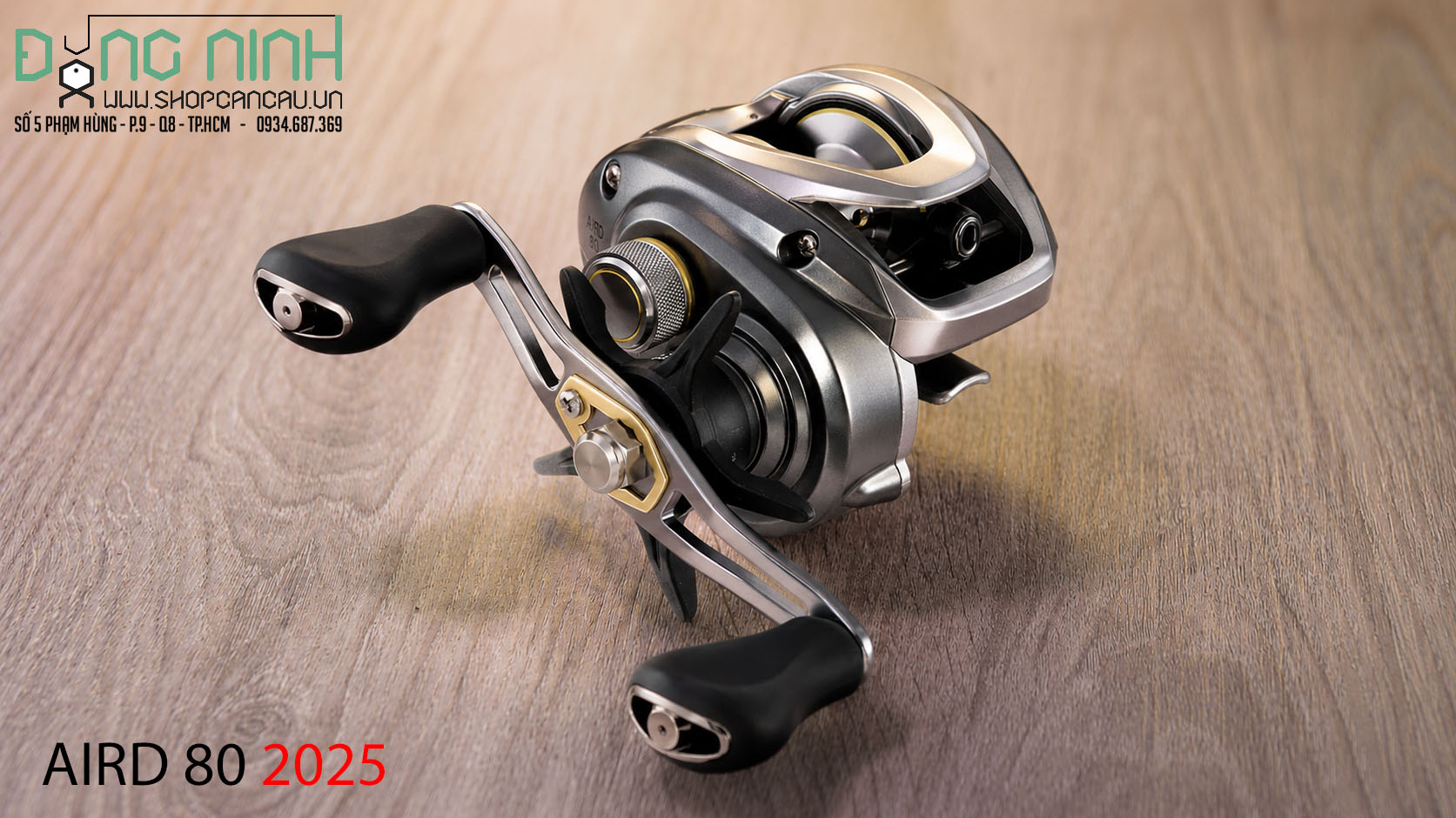máy câu ngang Daiwa Aird 80 2025