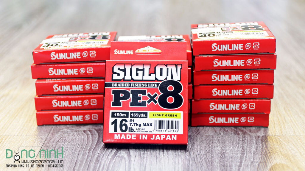 Dây PE Sunline Siglon X8 màu Light Green