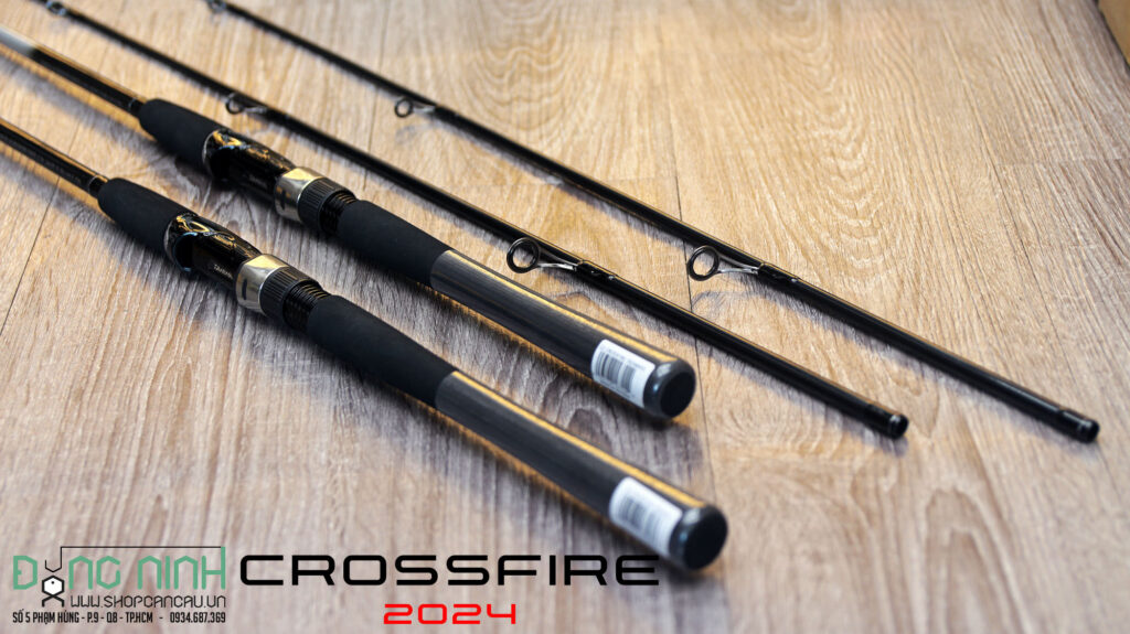 Cần lure Daiwa Crossfire 2024 giá tốt