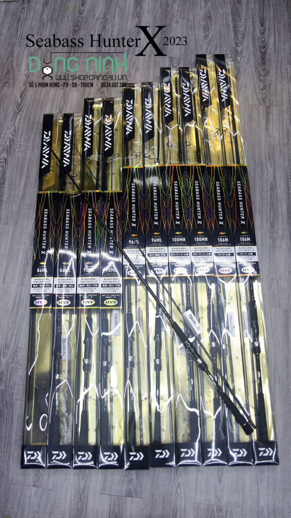 Cần lure Daiwa Seabass Hunter X 2023 khoen Fuji