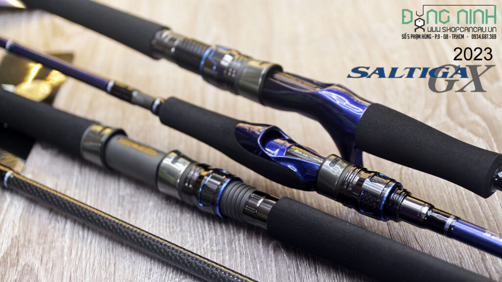 Cần jig Daiwa Saltiga GX 2023 máy đứng