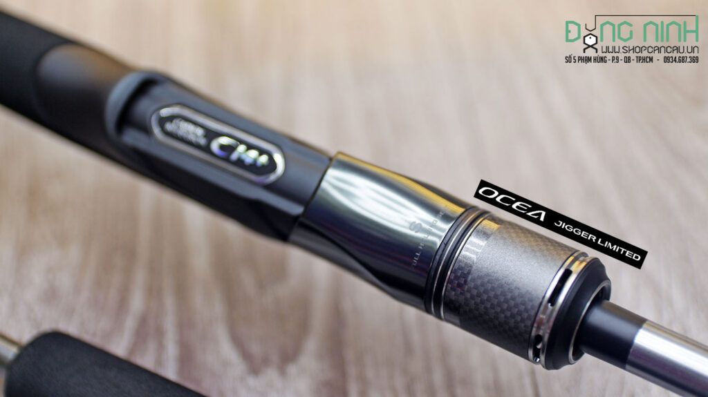 Cần jig Shimano Ocea Jigger Limited 2023 máy đứng