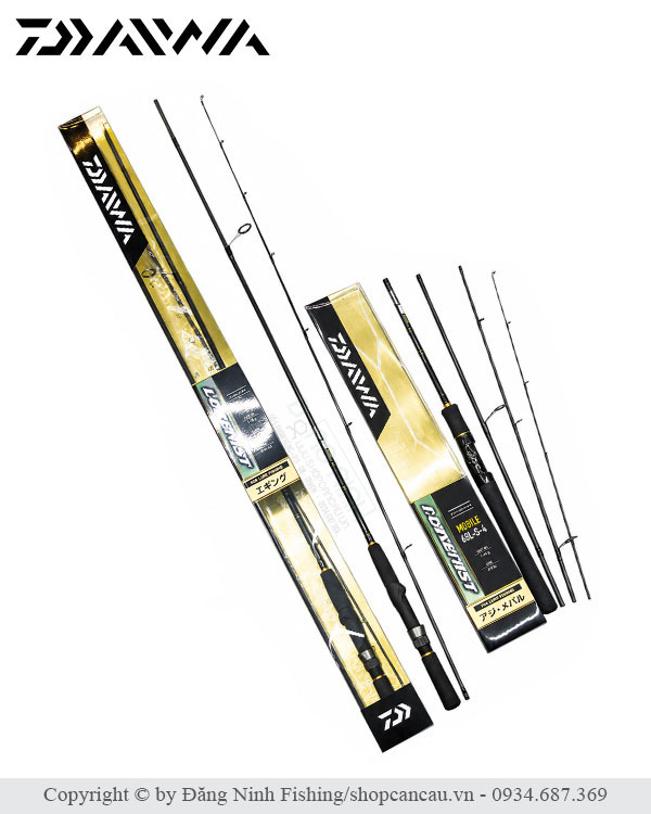 Cần lure Daiwa Lurenist chính hãng tại Đăng Ninh Fishing