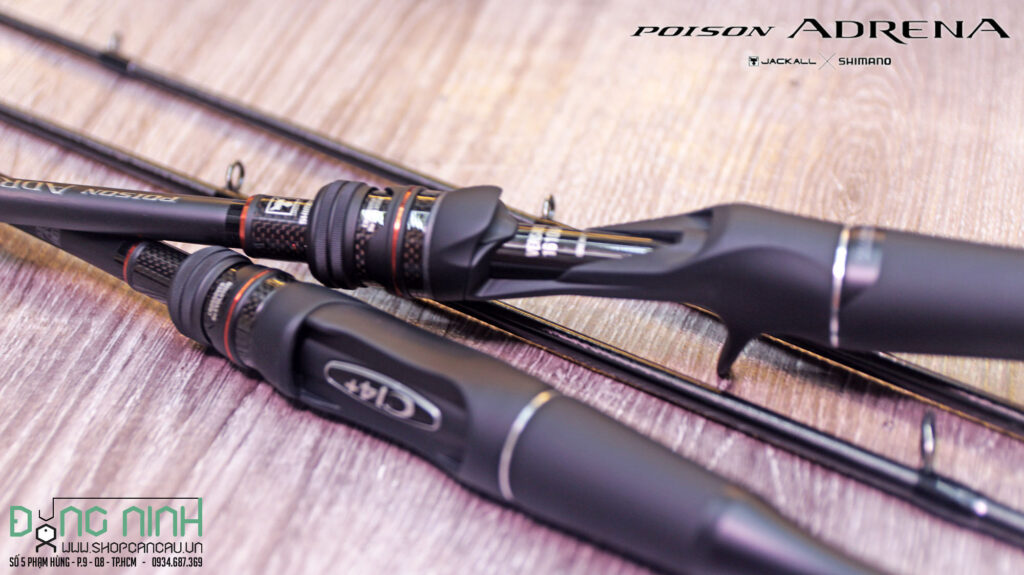cần câu máy đứng shimano và cần câu máy ngang shimano chính hãng Posison Adrena