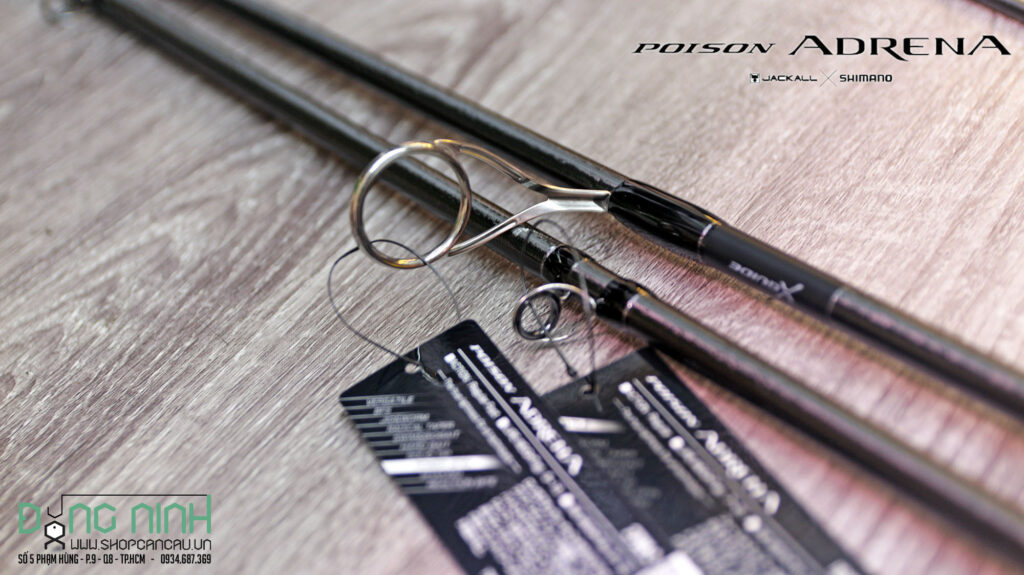Cần lure shimano poison adrena 2024 lure chẽm