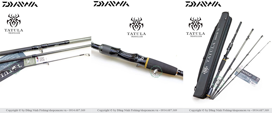 Cần lure du lịch Daiwa Tatula Traveller chính hãng tại Đăng Ninh Fishing