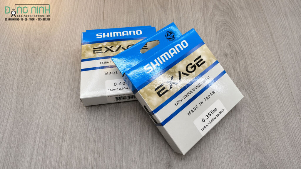 Cước câu Shimano Exage 150m dây câu chính hãng
