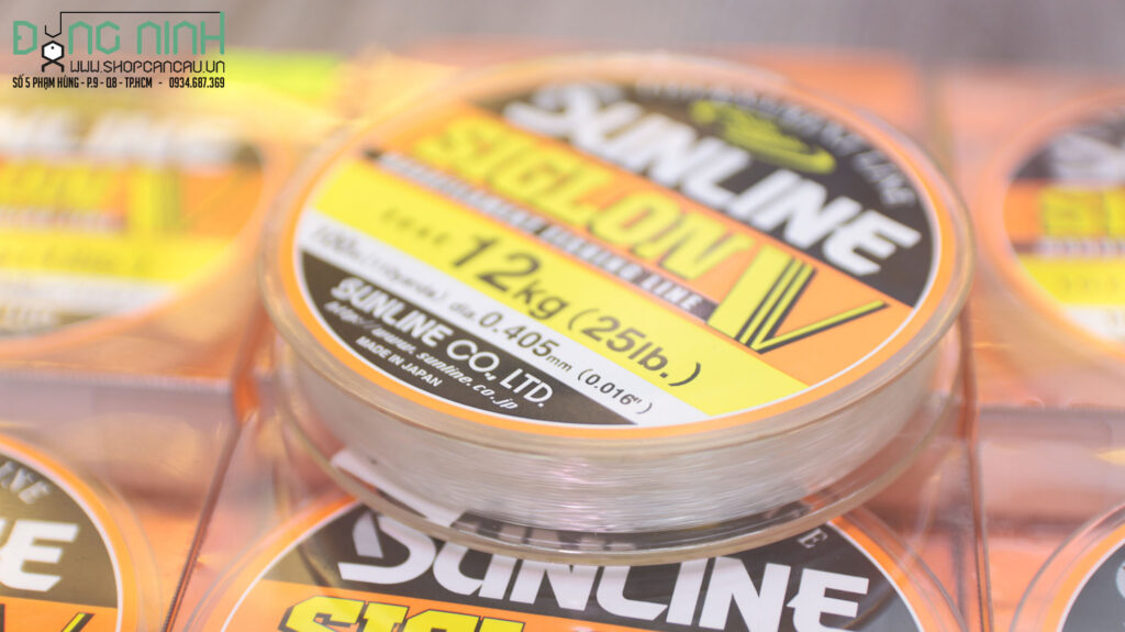 Cước câu Sunline Siglon V màu trắng trongCước câu Sunline Siglon V màu trắng trong