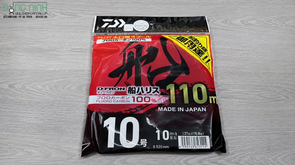 Đăng Ninh Fishing - dây câu Fluorocarbon, dây cước - hàng Daiwa chính hãng