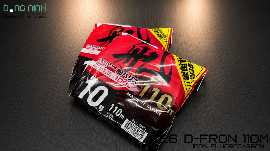 Dây FluoroCarbon Daiwa D-fron 25D cuộn 110m