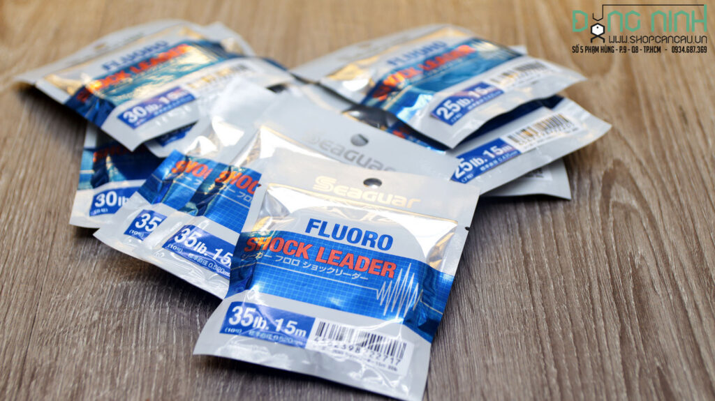 Dây leader FluoroCarbon Seaguar Shock Leader 15m Made in Japan
