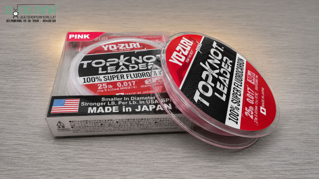 Dây Leader FluoroCarbon Yo-Zuri TopKnot chống mài mòn