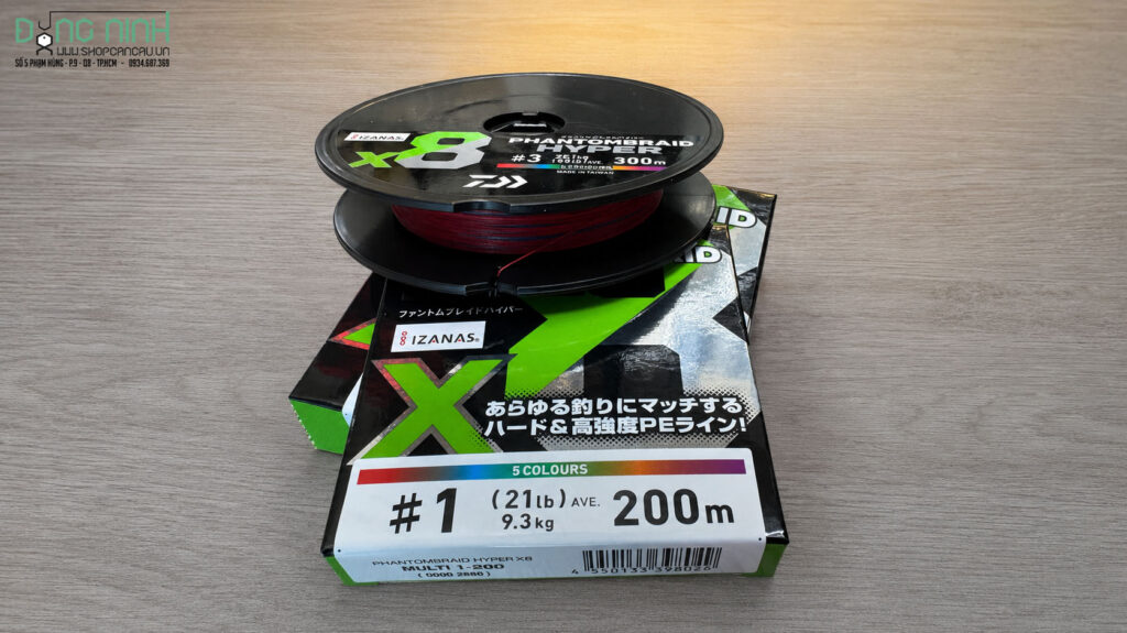 Dây PE Daiwa Phantombraid Hyper 2026 dây câu lure