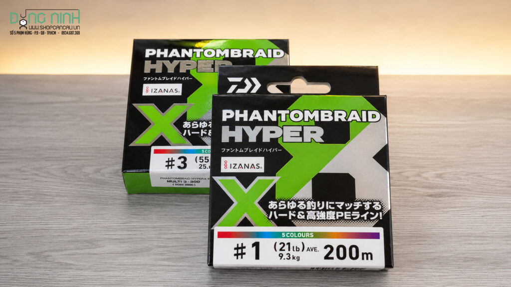 Dây PE Daiwa Phantombraid Hyper 2026 dây câu lure