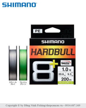 Dây PE Shimano Hardbull 8+ FreshGreen 200m chính hãng tại Đăng Ninh Fishing