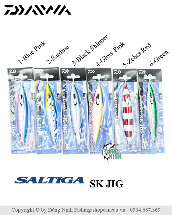 Mồi jig Daiwa Saltiga SK jig
